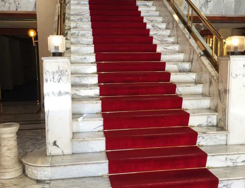 Catholic Stair Red Carpet Macau